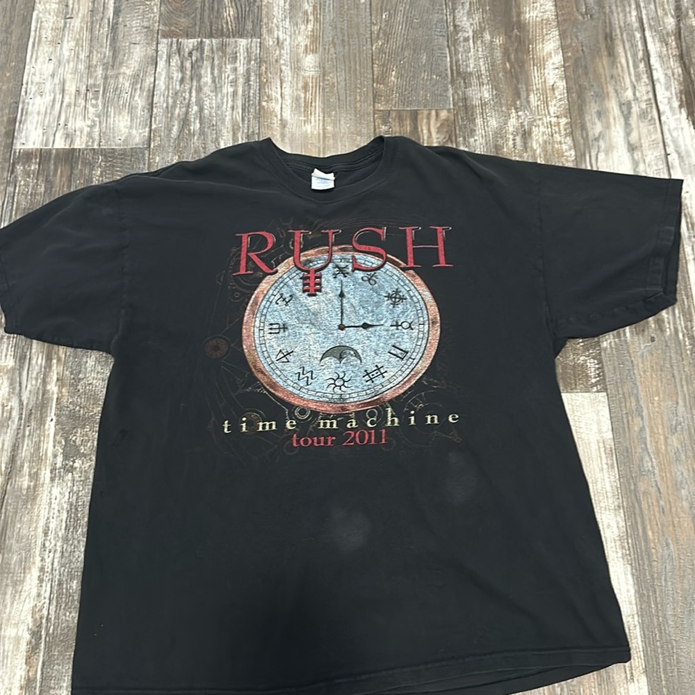 Rush 2011 time machine tour shirt size XL